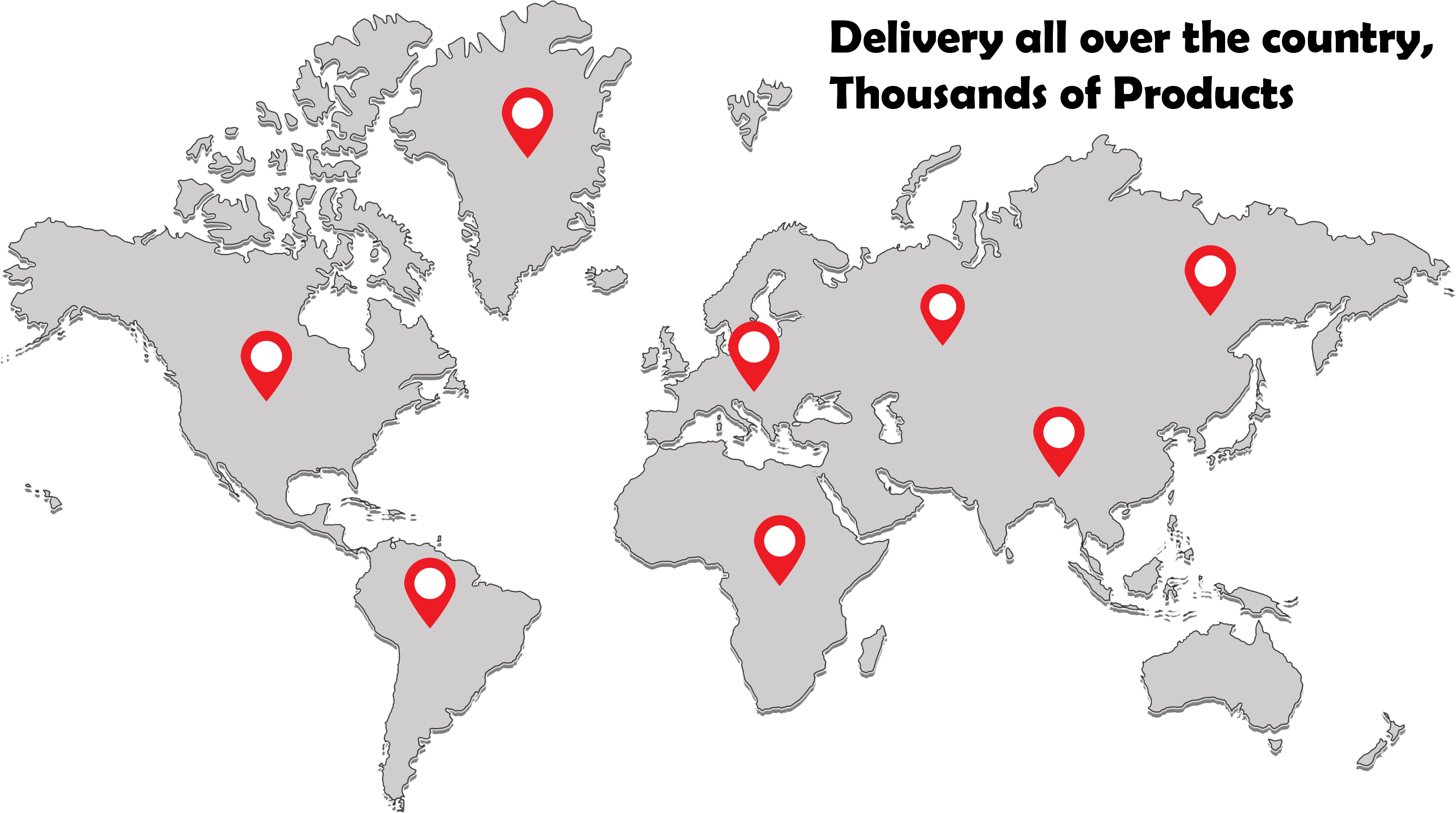 Delivery all over the country